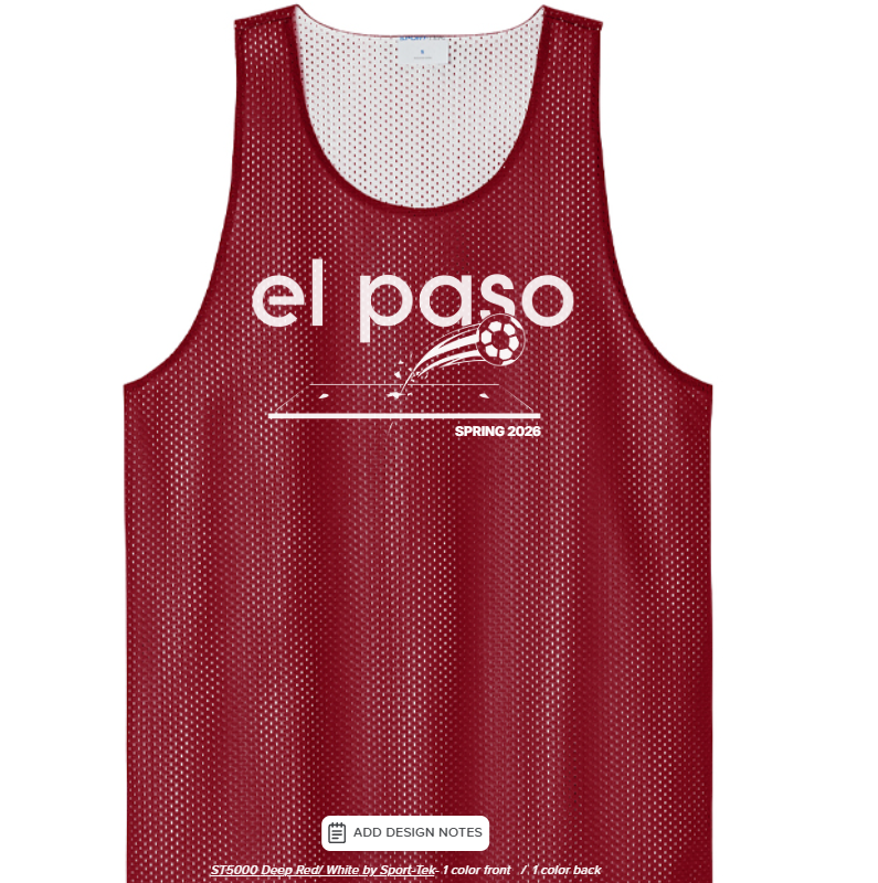 Red Pickup Pinnie
